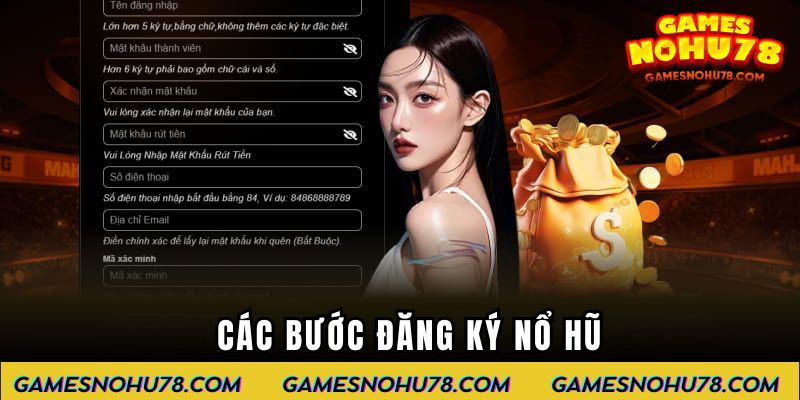 Các bước đăng ký Nổ Hũ nhanh chóng, dễ dàng